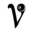 v