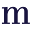 m