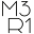 m