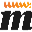 m