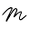 m