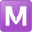 m