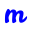 m