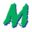 m