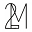 m