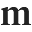m