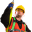 v