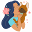 m