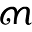 m