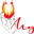 m