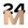 m