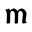 m