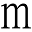 m
