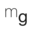 m