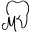 m