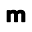 m