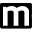 m