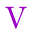 v