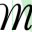 m