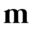 m