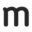 m