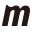 m