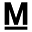 m