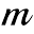 m