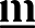 m
