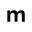 m
