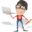 m