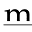 m