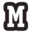 m