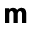 m