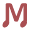 m