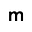 m