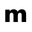 m