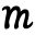 m