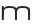 m