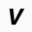 v