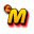 m