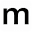 m