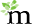 m