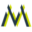 m