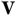 v