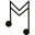 m