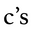 c