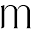 m