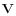 v
