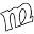m